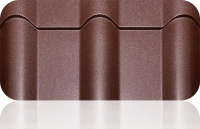 Металлочерепица "Kamea" 0.45 Drap 8017 шоколад - Материалы для кровли фасада забора и сада в Кирове