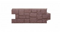 Фасадная панель Grand Line Крупный камень коричневая - Материалы для кровли фасада забора и сада в Кирове