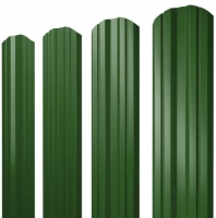 Штакетник Twin фигурный 0,45 PE RAL 6002 лиственно-зеленый - Материалы для кровли фасада забора и сада в Кирове