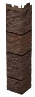 Угол наружный VOX Solid Sand Stone Dark Brown - Материалы для кровли фасада забора и сада в Кирове